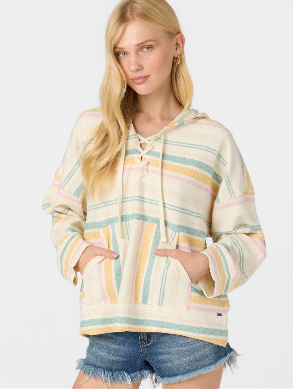 O'Neil Solstice Pullover Fleece Hoody in Winter White ** Size XL